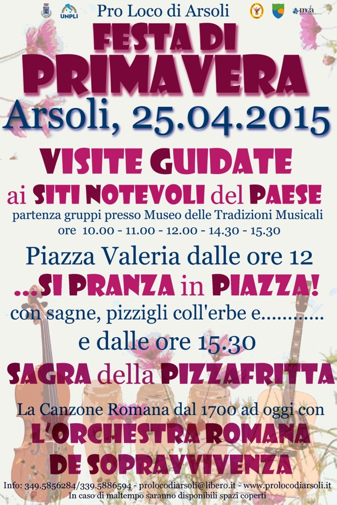 Festa di Primavera - Arsoli (RM) (25 Aprile 2015)