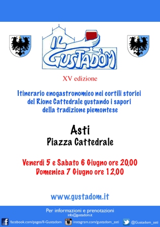 Gustadom - Asti (5/7 Giugno 2015)