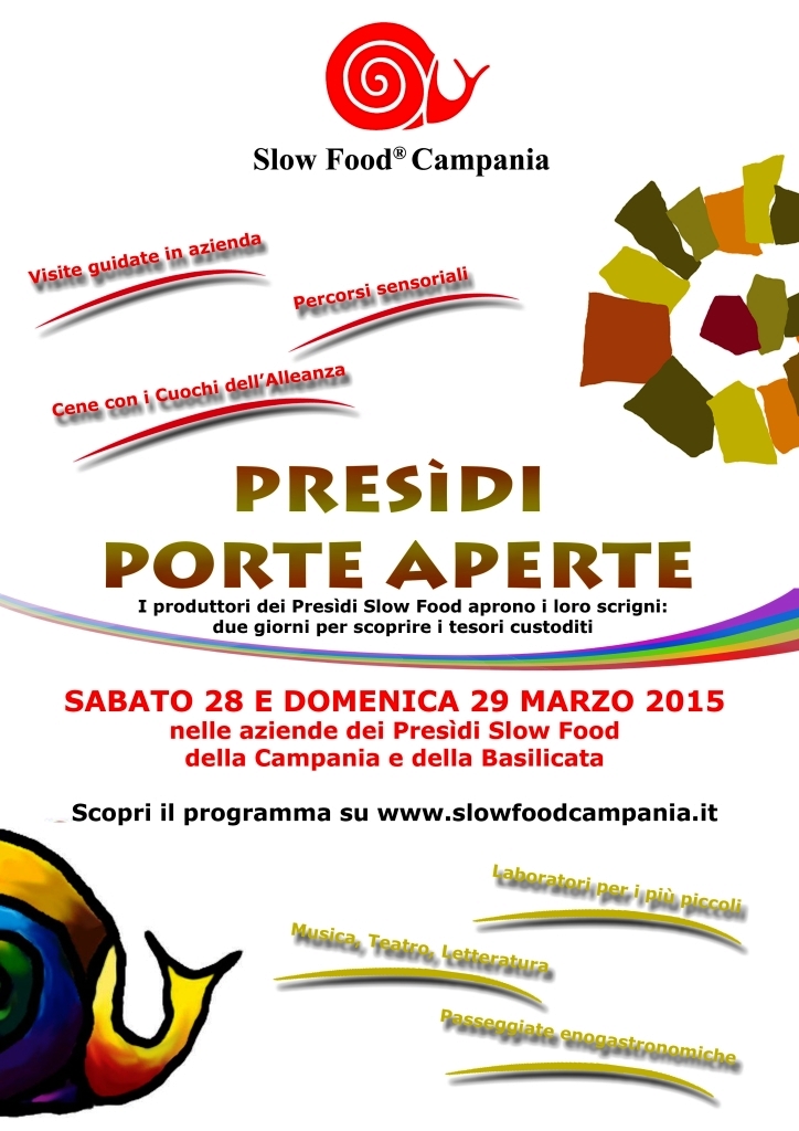 Presidi porte aperte Slow Food - Campania e Basilicata (28/29 Marzo 2015)