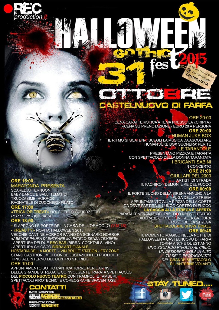 Halloween Gothic Fest - Castelnuovo di Farfa (RI) (31 Ottobre 2015)