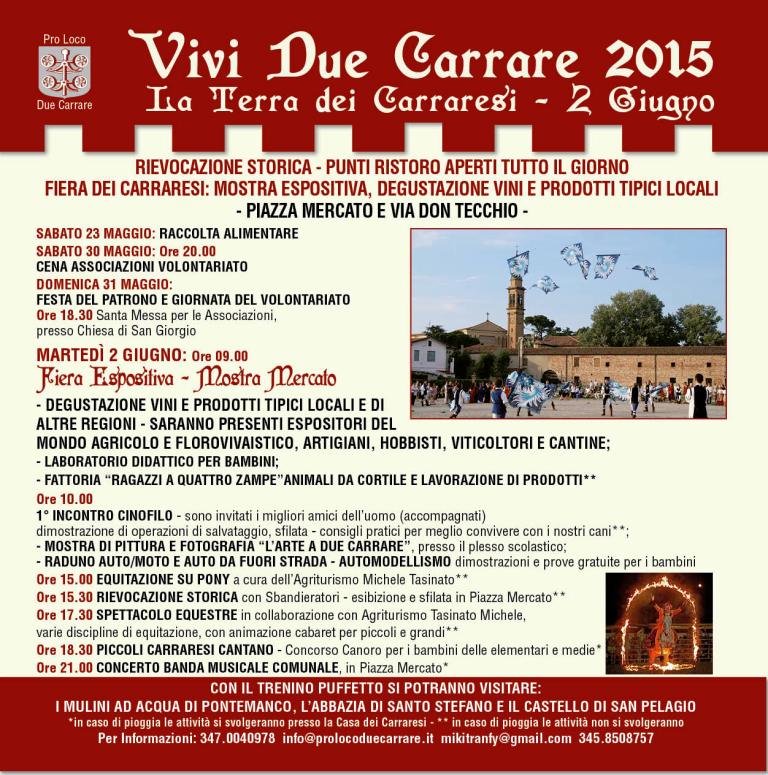 Vivi Due Carrare - Due Carrare (PD) (2 Giugno 2015)