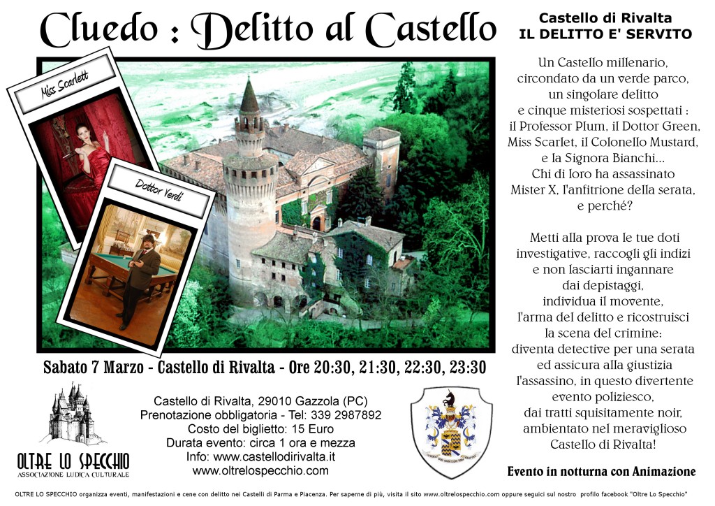 Delitto al Castello di Rivalta - Gazzola (PC) (7 Marzo 2015)