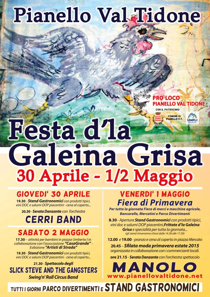 Festa d'la galeina grisa - Pianello Val Tidone (PC) (30 Aprile / 2 Maggio 2015)