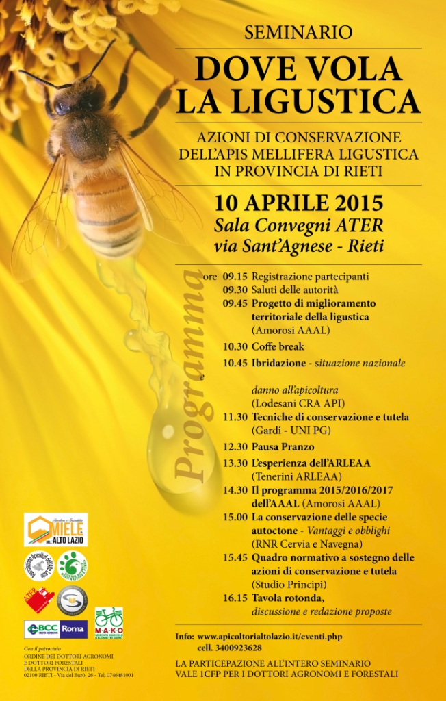 Convegno: Dove vola la Ligustica - Rieti (10 Aprile 2015)