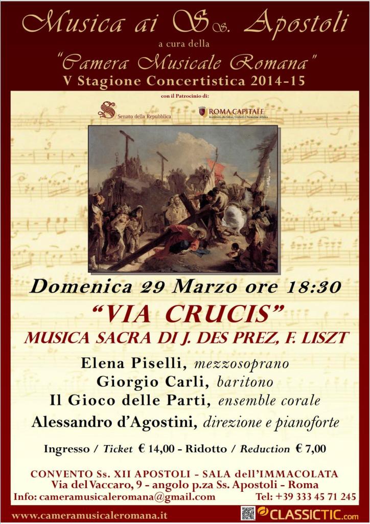 Concerto Via Crucis - Roma (29 Marzo 2015)