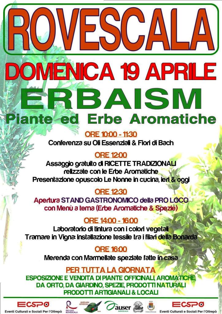 Erbaism - Rovescala (PV) (19 Aprile 2015)