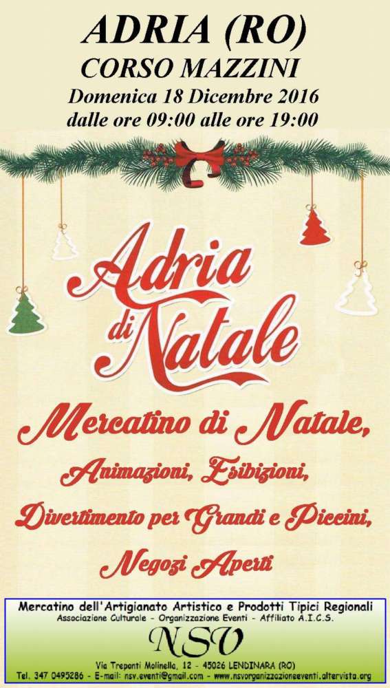 Mercatino di Natale - Adria (RO) (18 Dicembre 2016)