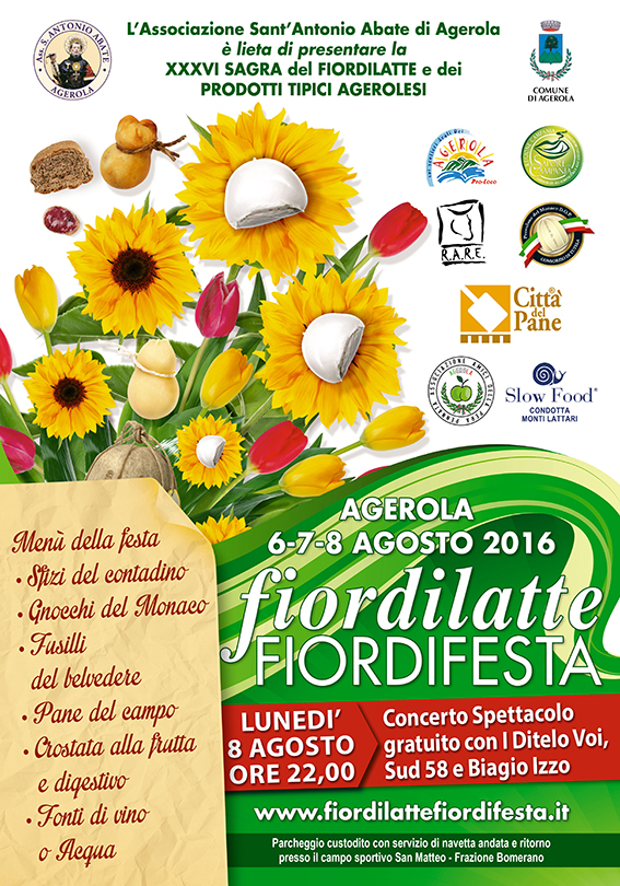 Fiordilatte Fiordifesta - Agerola (NA) (6/8 Agosto 2016)