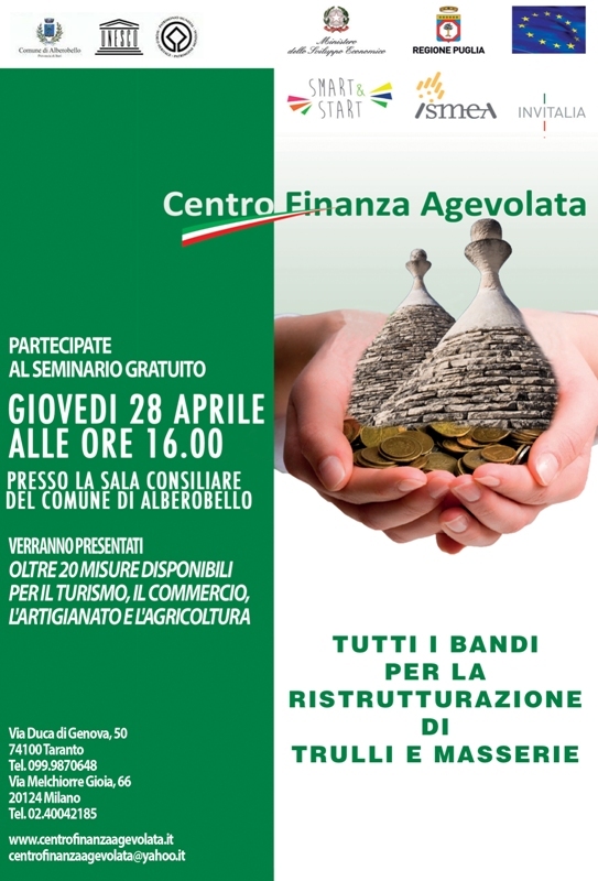 Seminario ristrutturazione trulli - Alberobello (BA) (28 Aprile 2016)