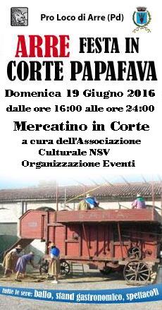 Mercatino in Corte Papafava - Arre (PD) (19 Giugno 2016)