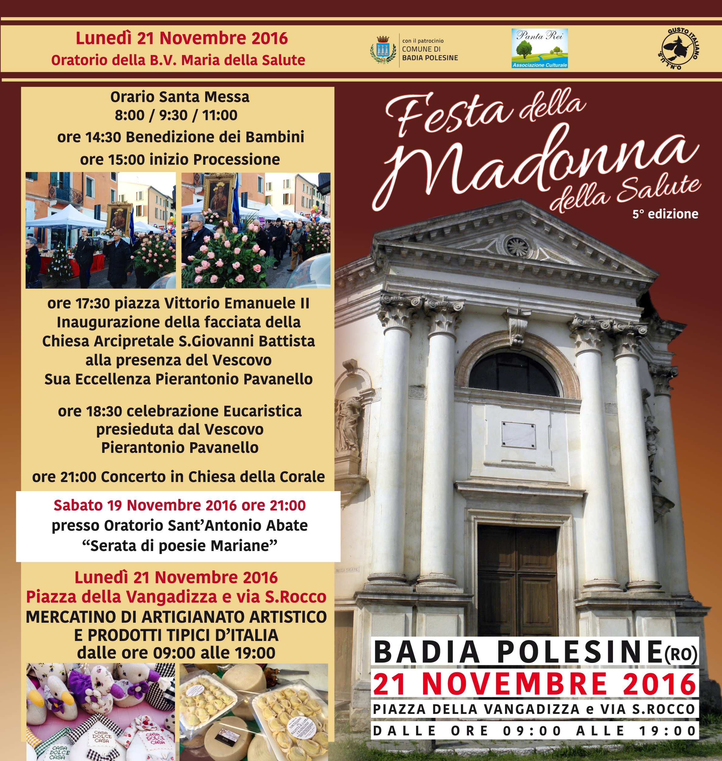 Festa della Madonna della Salute - Badia Polesine (PD) (21 Novembre 2016)