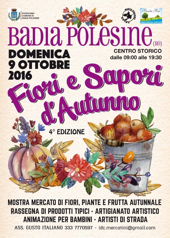 Fiori e Sapori d'Autunno - Badia Polesine (RO) (17/18 Settembre 2016)