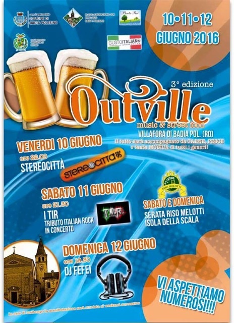 Outville Festival - Badia Polesine (RO) (10/12 Giugno 2016)