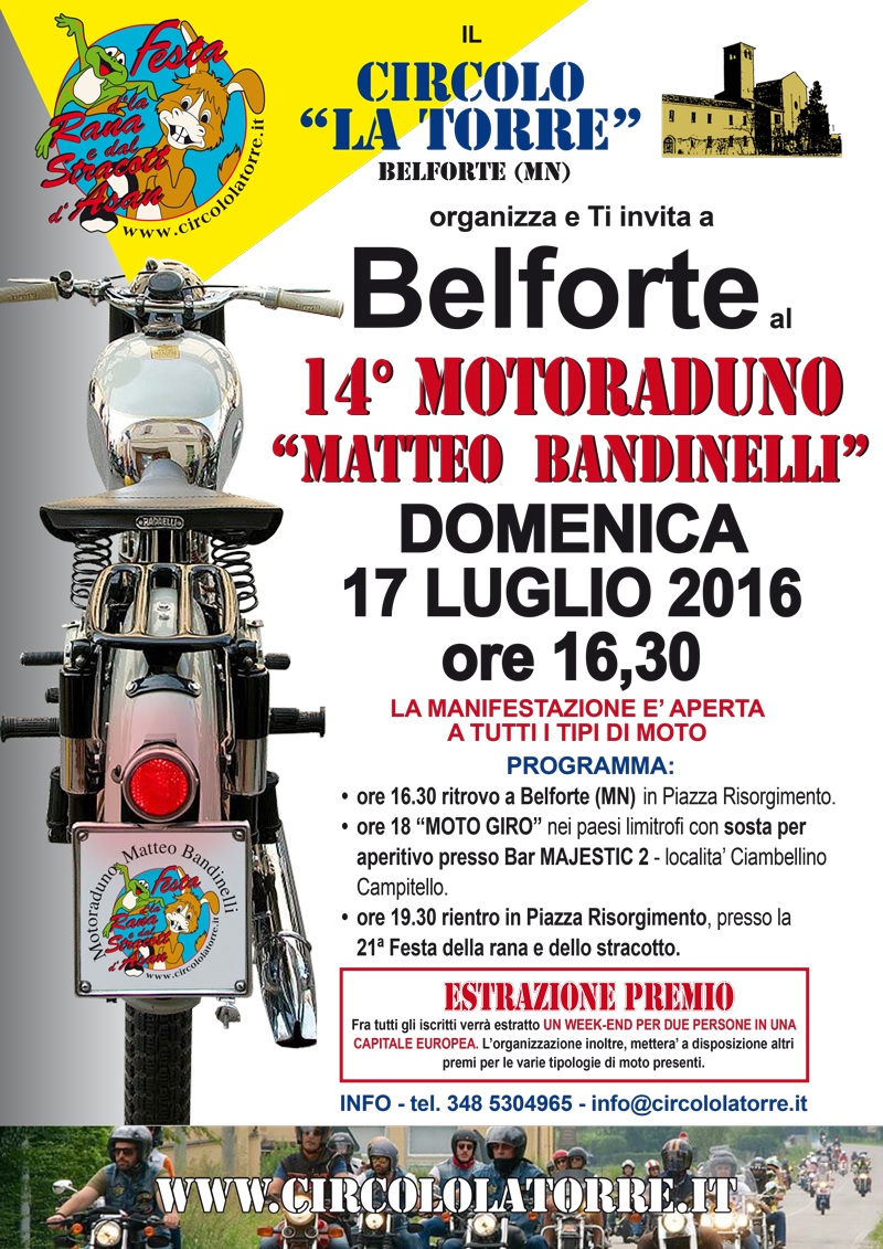 Motoraduno - Belforte (MN) (17 Luglio 2016)