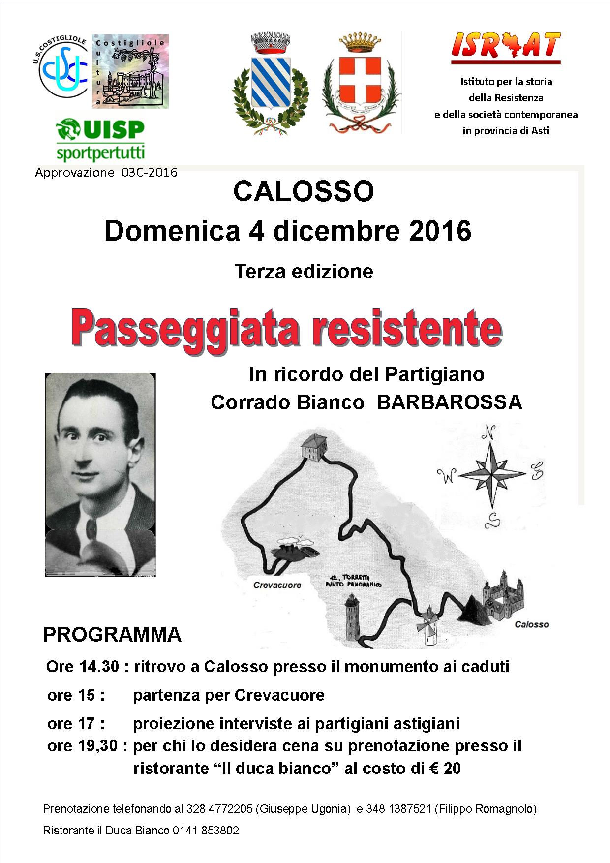 Camminata Resistente - Calosso (AT) (4 Dicembre 2016)