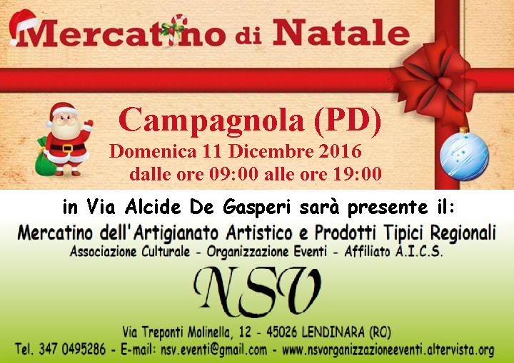 Mercatino solidale di Natale - Campagnola di Brugine (PD) (11 Dicembre 2016)