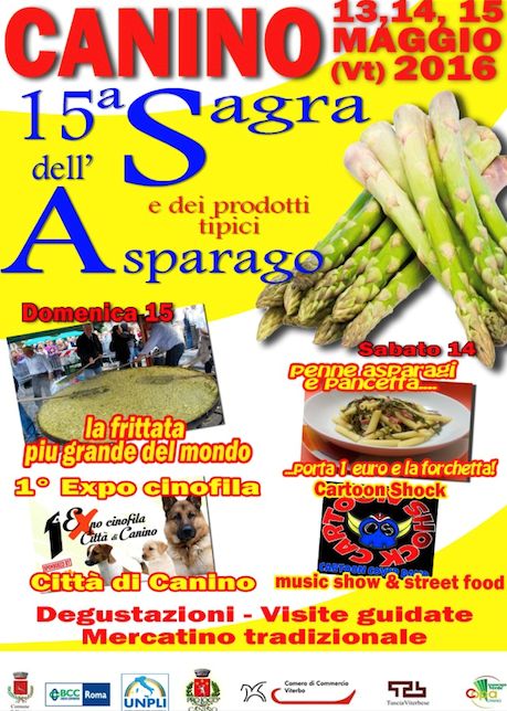 Sagra dell'asparago - Canino (VT) (13/15 Maggio 2016)