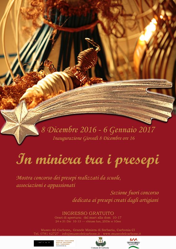 In miniera tra i presepi - Carbonia (8 Dicembre 2016 / 6 Gennaio 2017)