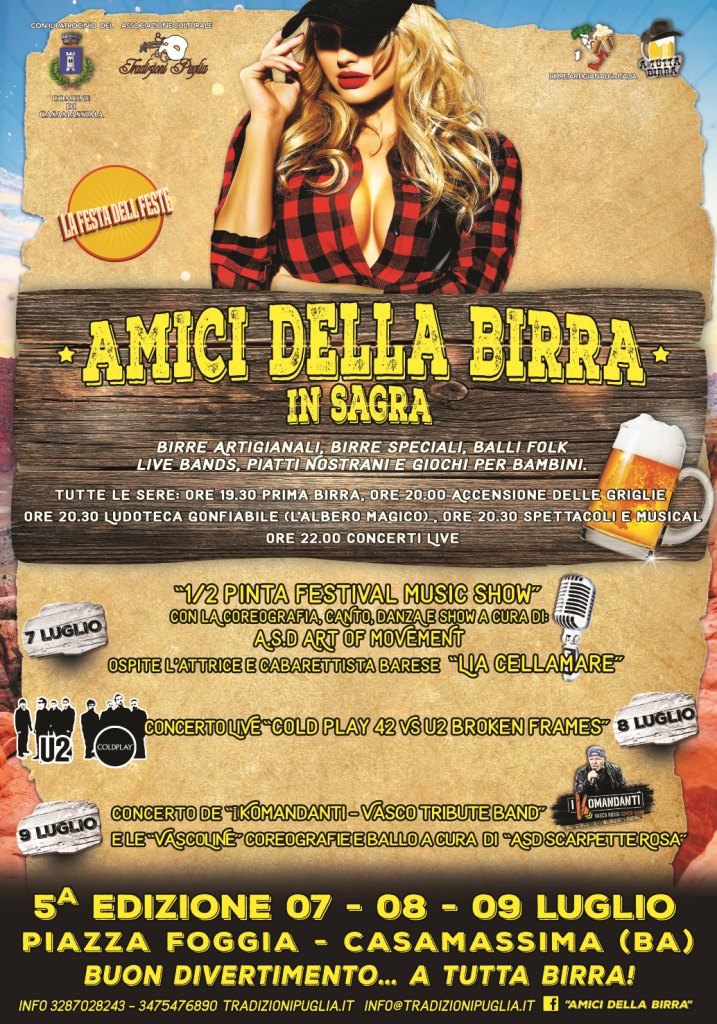 Sagra della Birra - Casamassima (BA) (7/9 Luglio 2016)