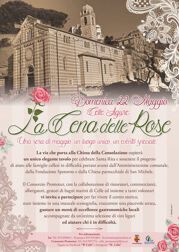 La cena delle rose - Celle Ligure (SV) (22 Maggio 2016)