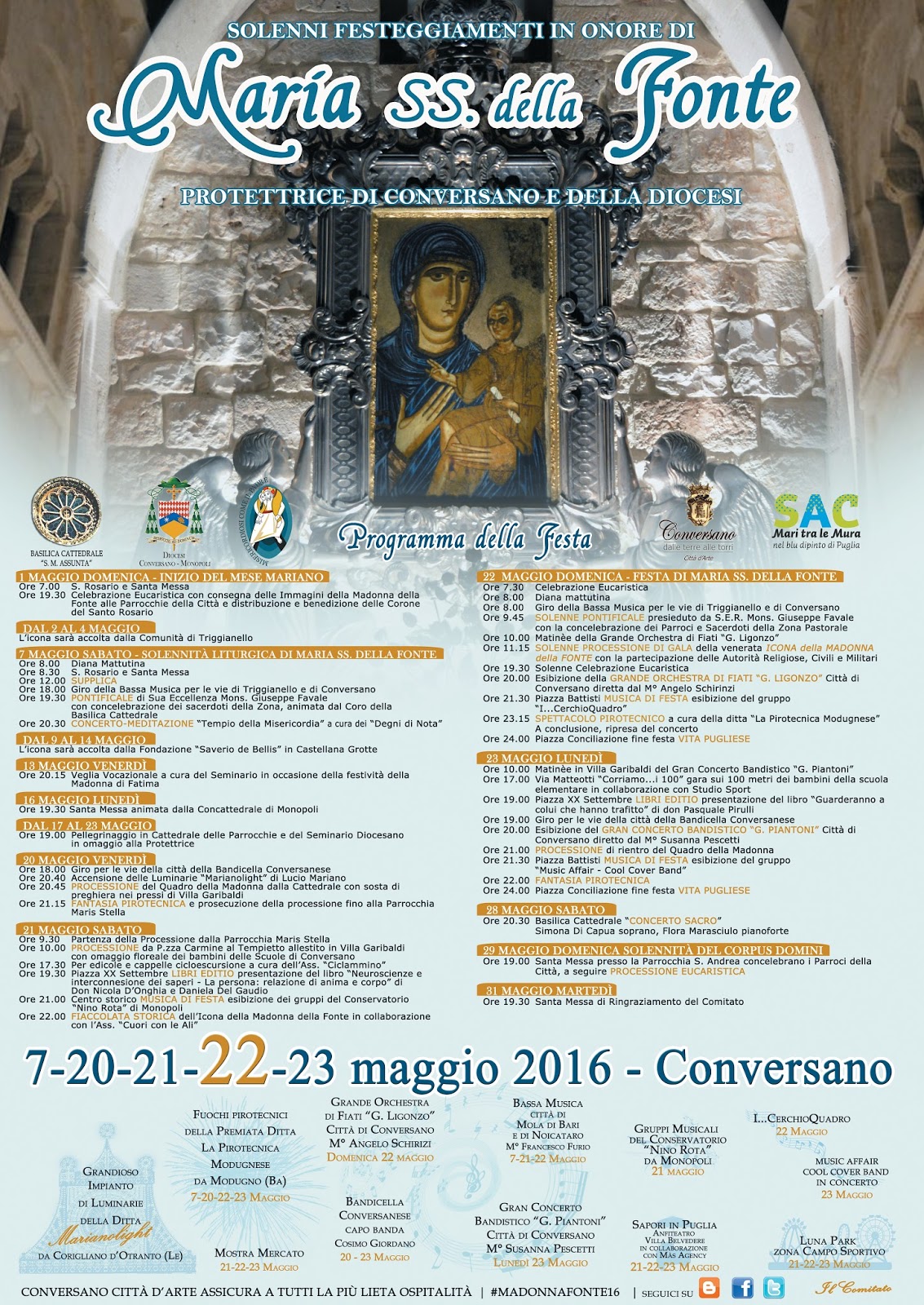 Festa Patronale - Conversano (BA) (7/23 Maggio 2016)