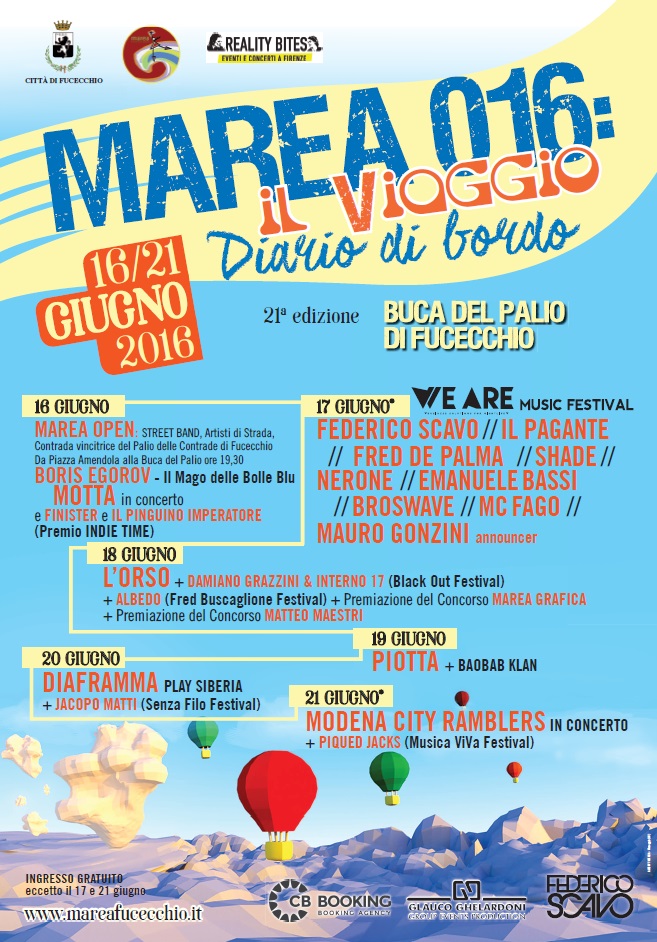 Marea Festival - Firenze (16/21 Giugno 2016)