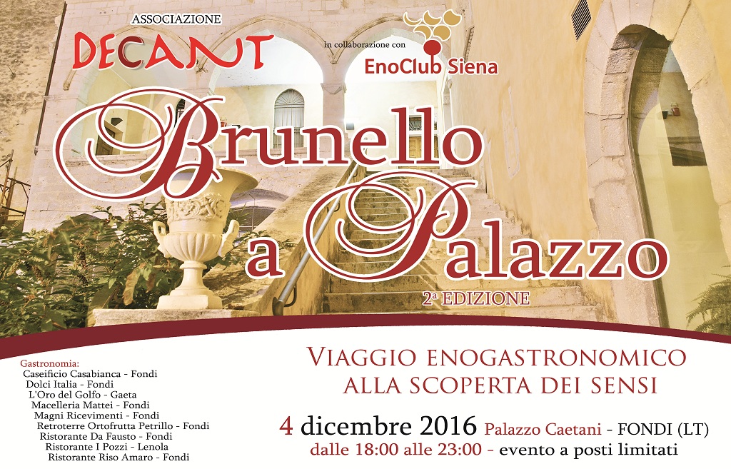 Brunello a Palazzo - Fondi (LT) (4 Dicembre 2016)