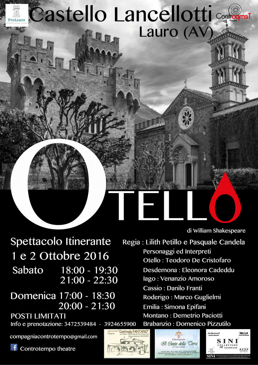 Spettacolo Otello - Lauro (AV) (1/2 Ottobre 2016)