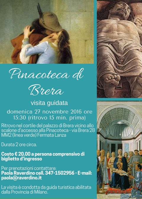 Visita guidata Pinacoteca di Brera - Milano (27 Novembre 2016)