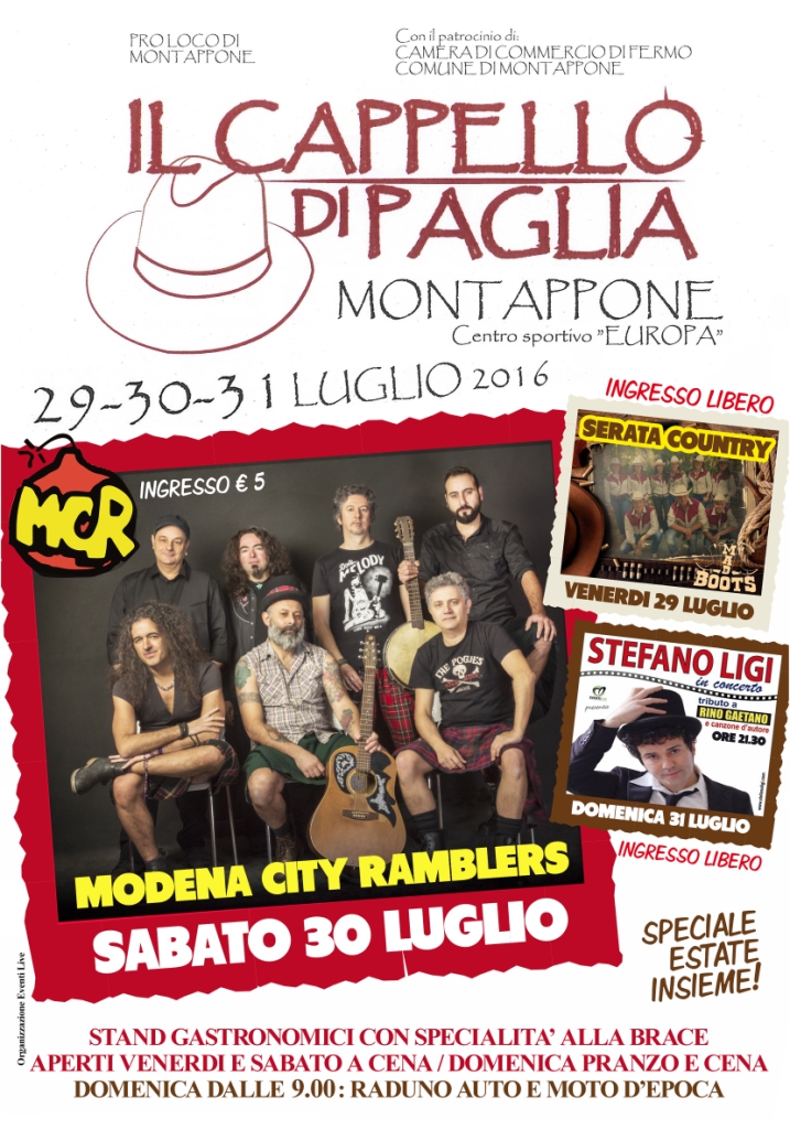 Cappello di Paglia - Montappone (FM) (29/31 Luglio 2016)