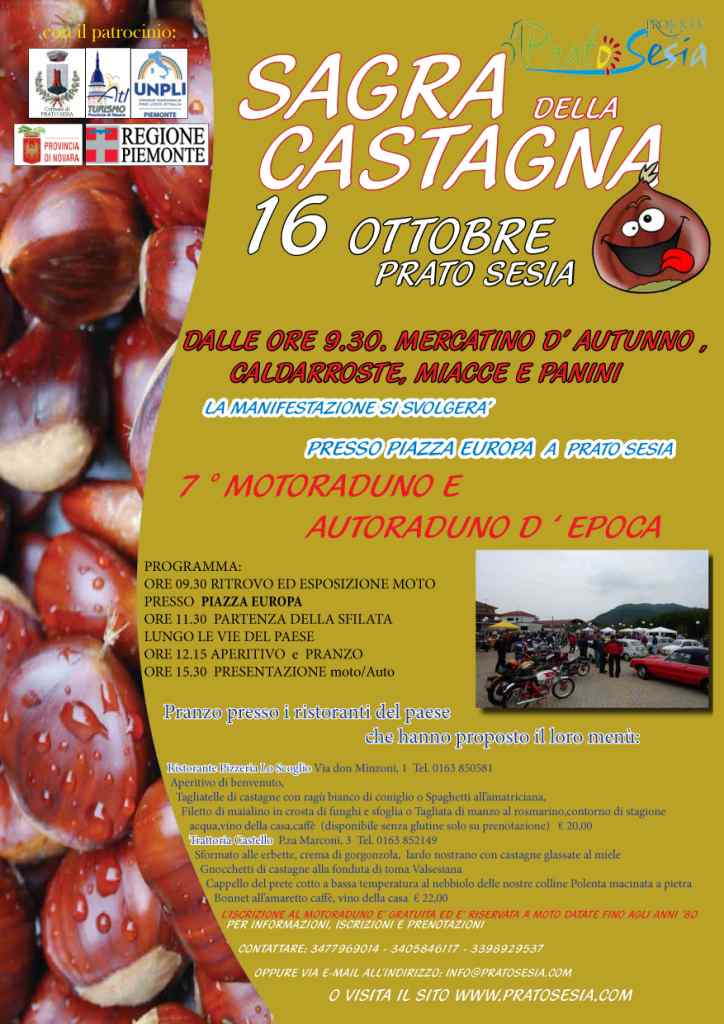 Sagra Castagna - Prato Sesia (NO) (16 Ottobre 2016)