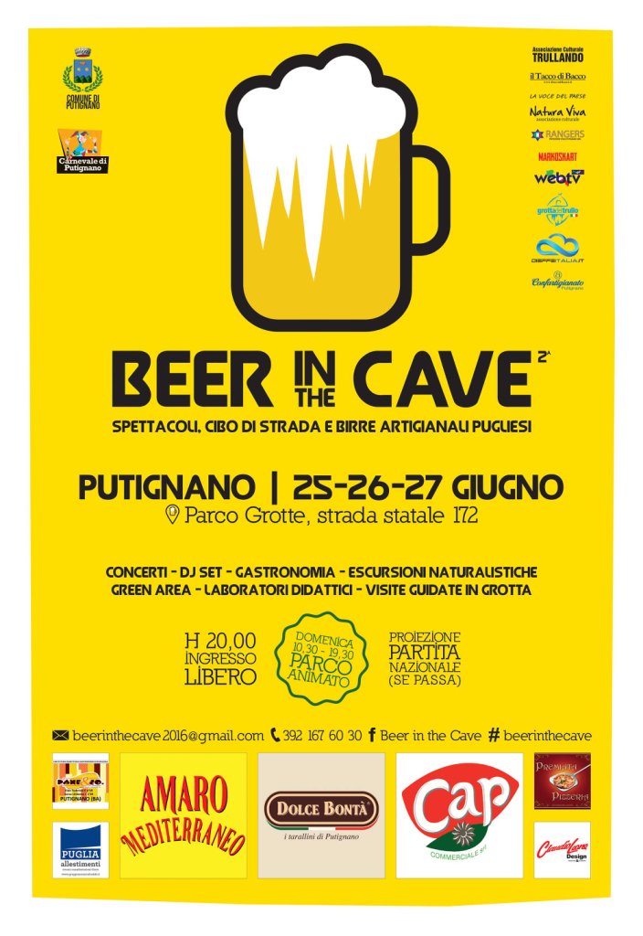 Beer in the cave - Putignano (BA) (25/27 Giugno 2016)