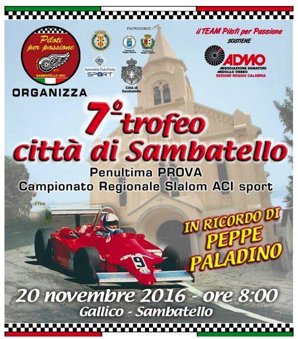 Trofeo Citt di Sambatello - Sambatello (RC) (20 Novembre 2016)