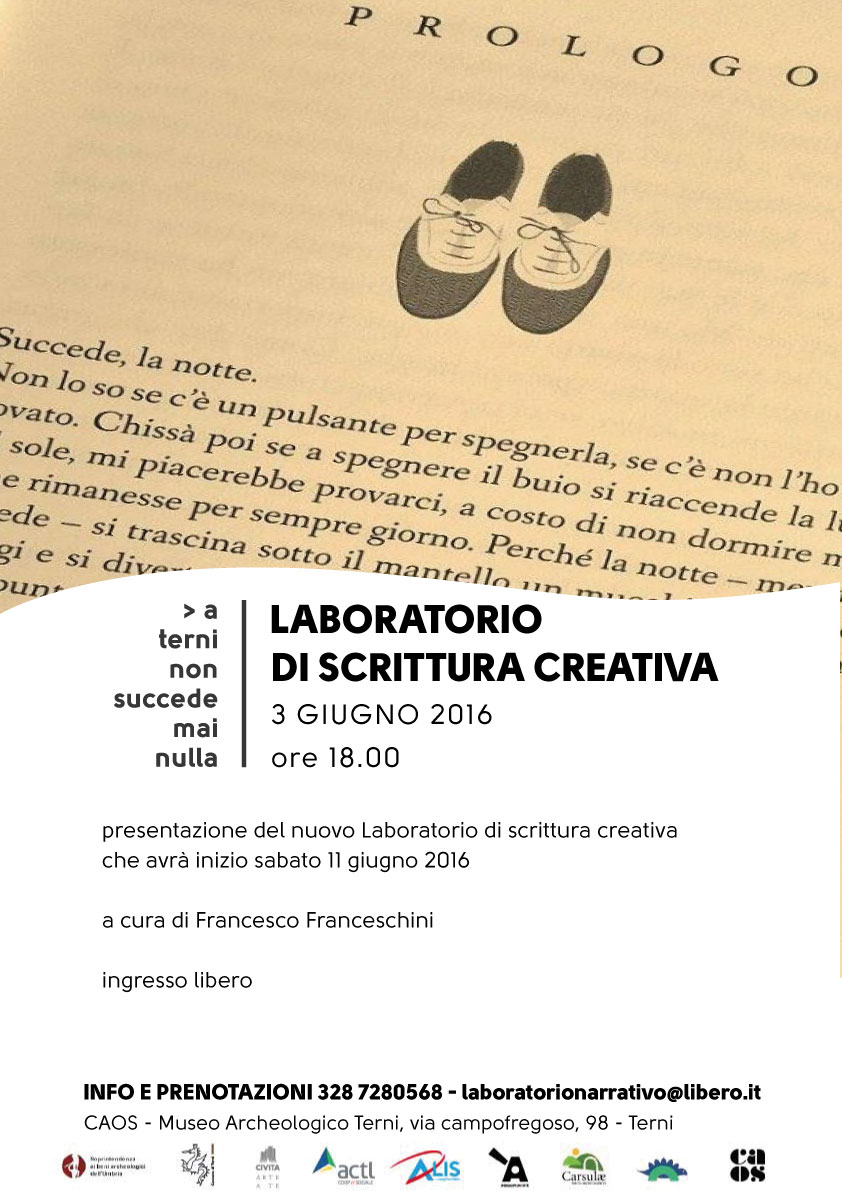 Laboratorio scrittura creativa - Terni (3 Giugno 2016)