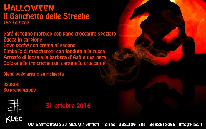 Halloween Banchetto delle Streghe - Torino (31 Ottobre 2016)